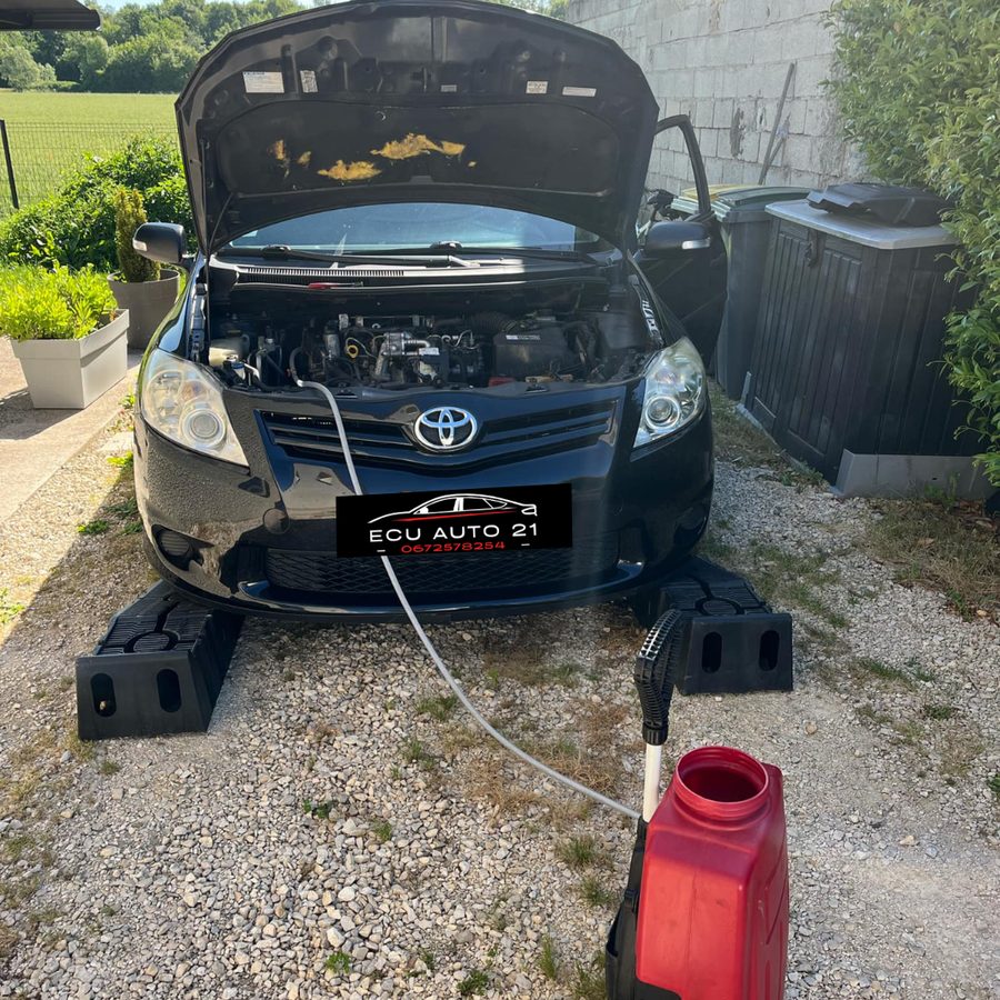 Nettoyage FAP réalisée par ECU AUTO 21 à Dijon — intervention 1